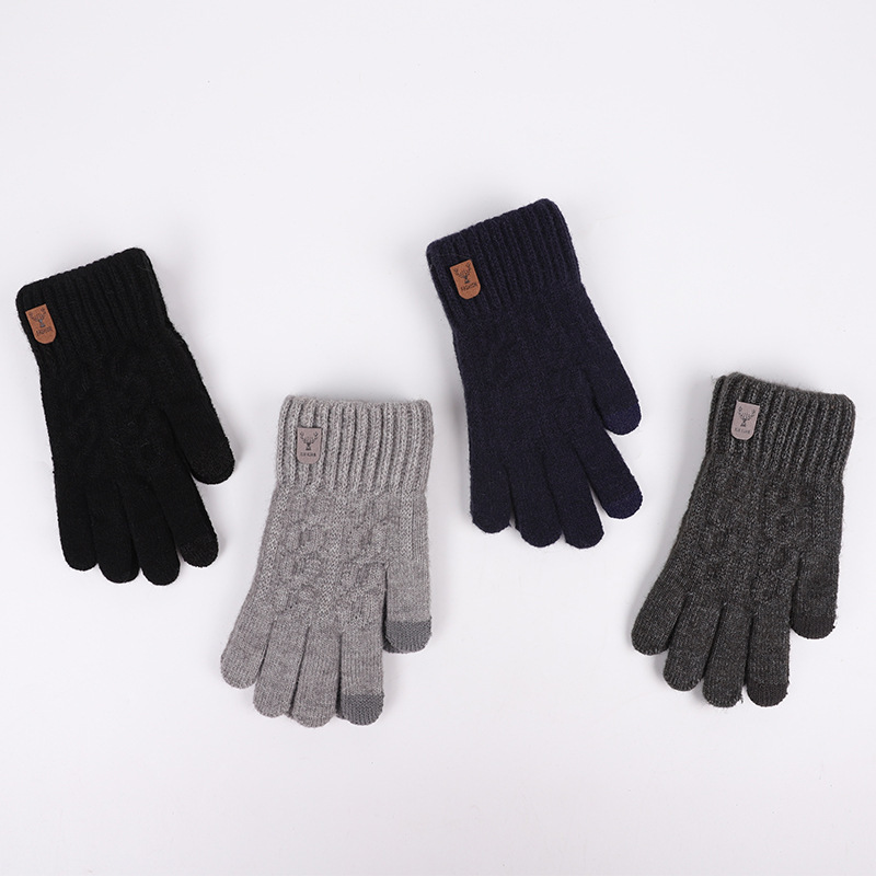 Luvas masculinas de inverno qu - Wool Glove Lined avaliação e preço