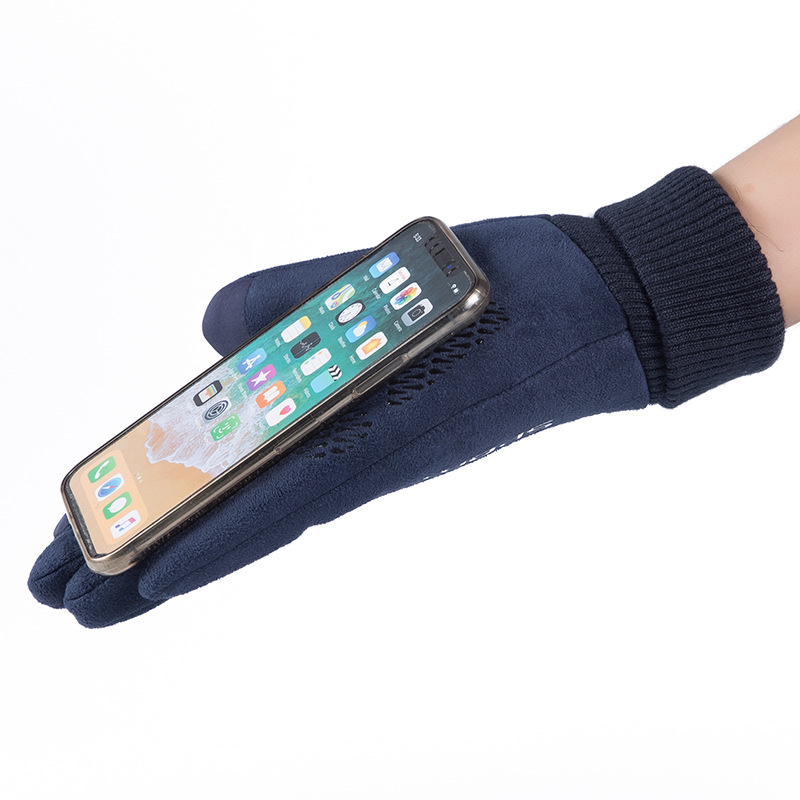 Homem inverno camurça couro de - Leather Driving Glove avaliação e preço